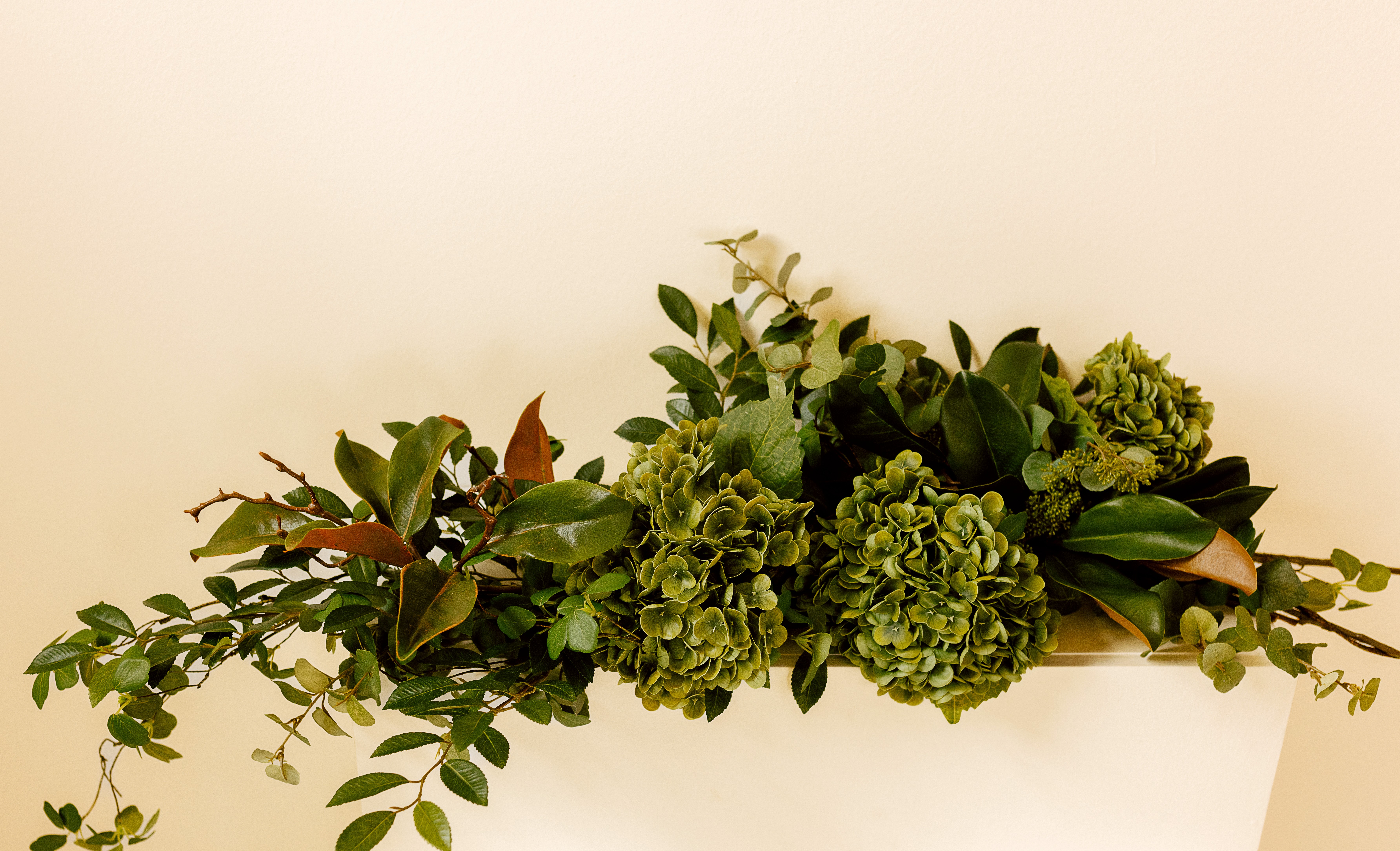 Drawing Room collection floral design detail — Drawing Room Mantle