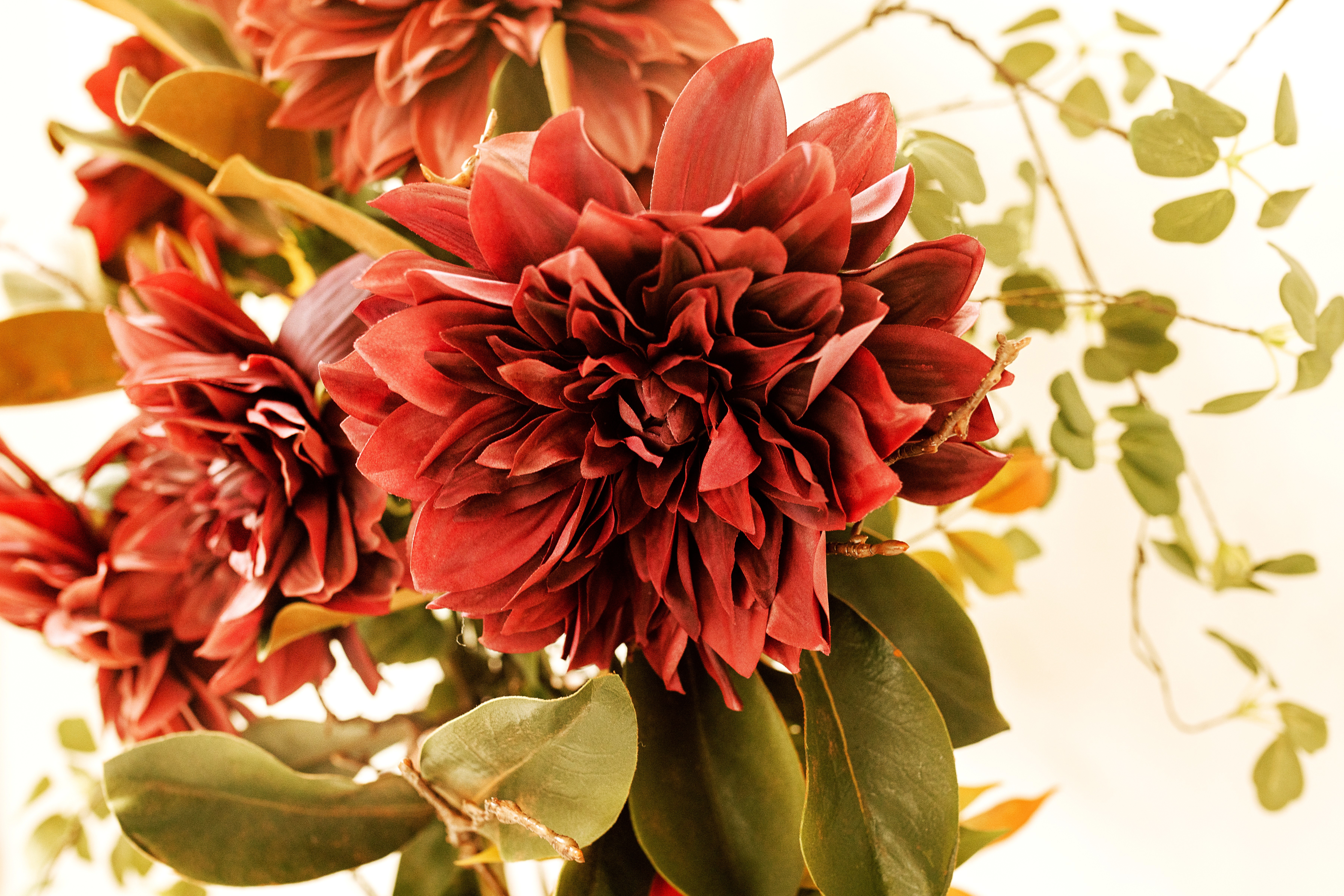 Evening Garden collection floral design detail — Evening Garden Close Up